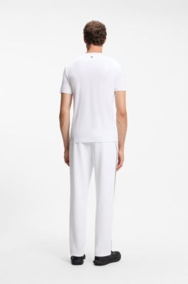 Slim-fit T-shirt, Hvid