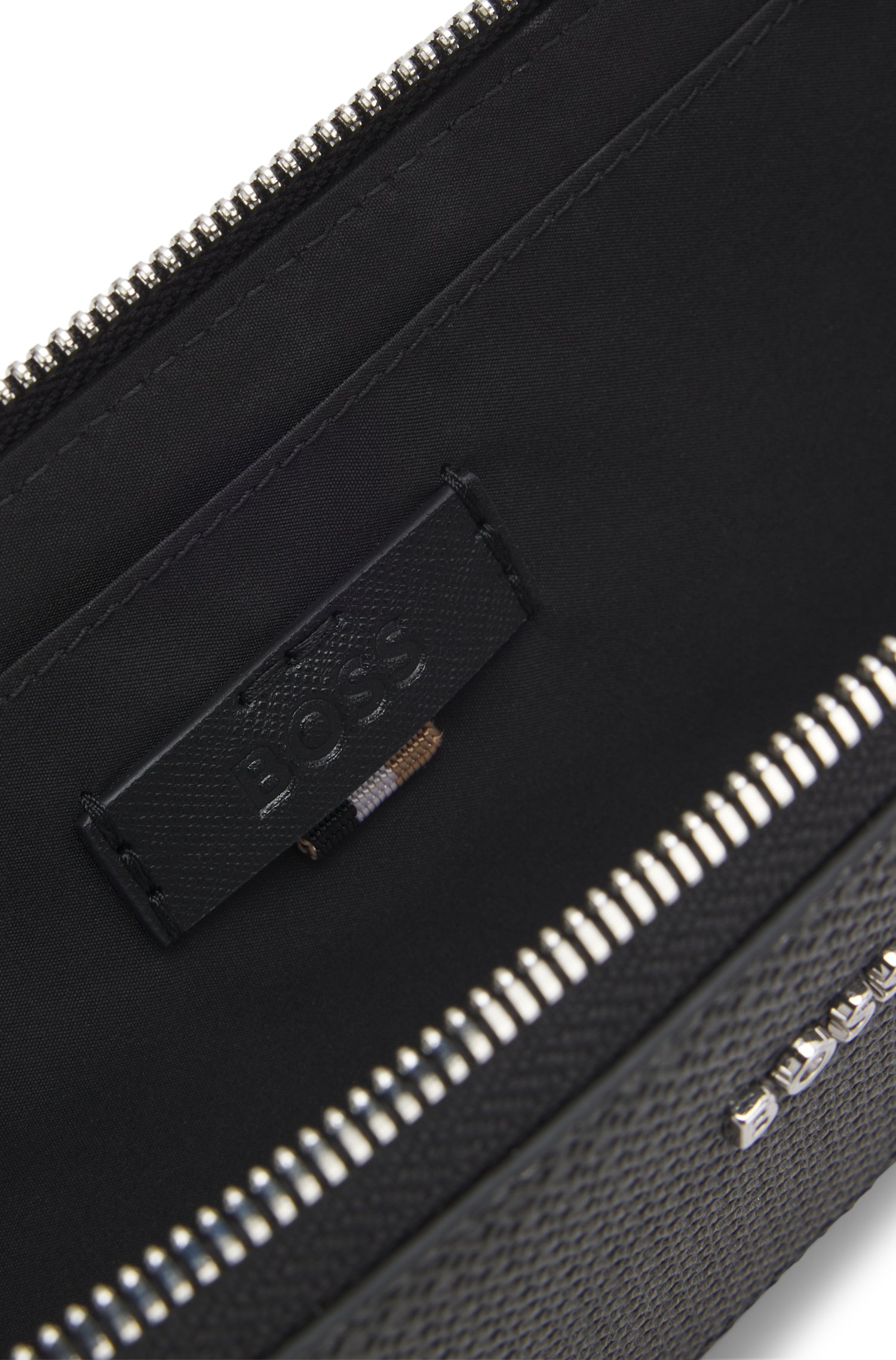 Boss Belt bag with monogram-embossed pattern magväskor herr – bild 3