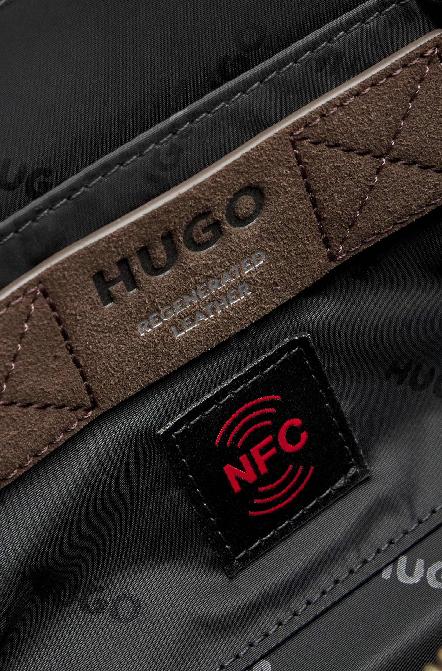 Hugo Faux-leather crossbody bag with adjustable strap handväskor & axelremsväskor herr – bild 3