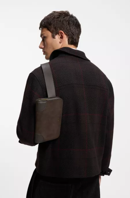 Sac à bandoulière en similicuir avec sangle réglable