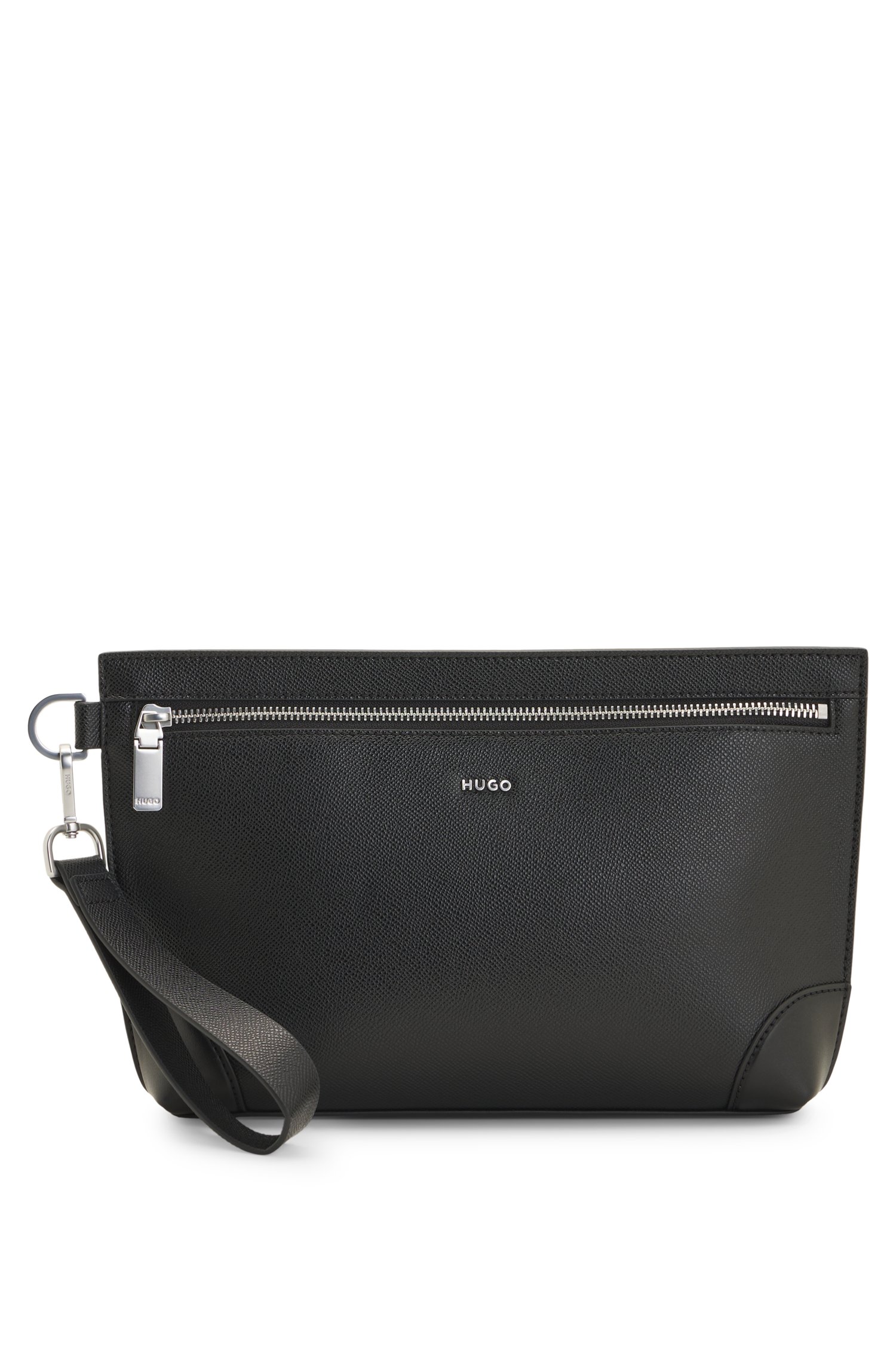 Hugo Portfolio with metal logo and zip fastening portföljer & datorväskor herr