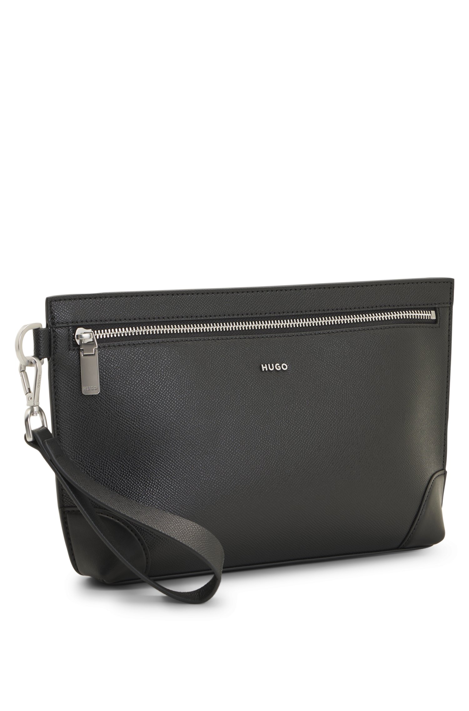 Hugo Portfolio with metal logo and zip fastening portföljer & datorväskor herr – bild 4