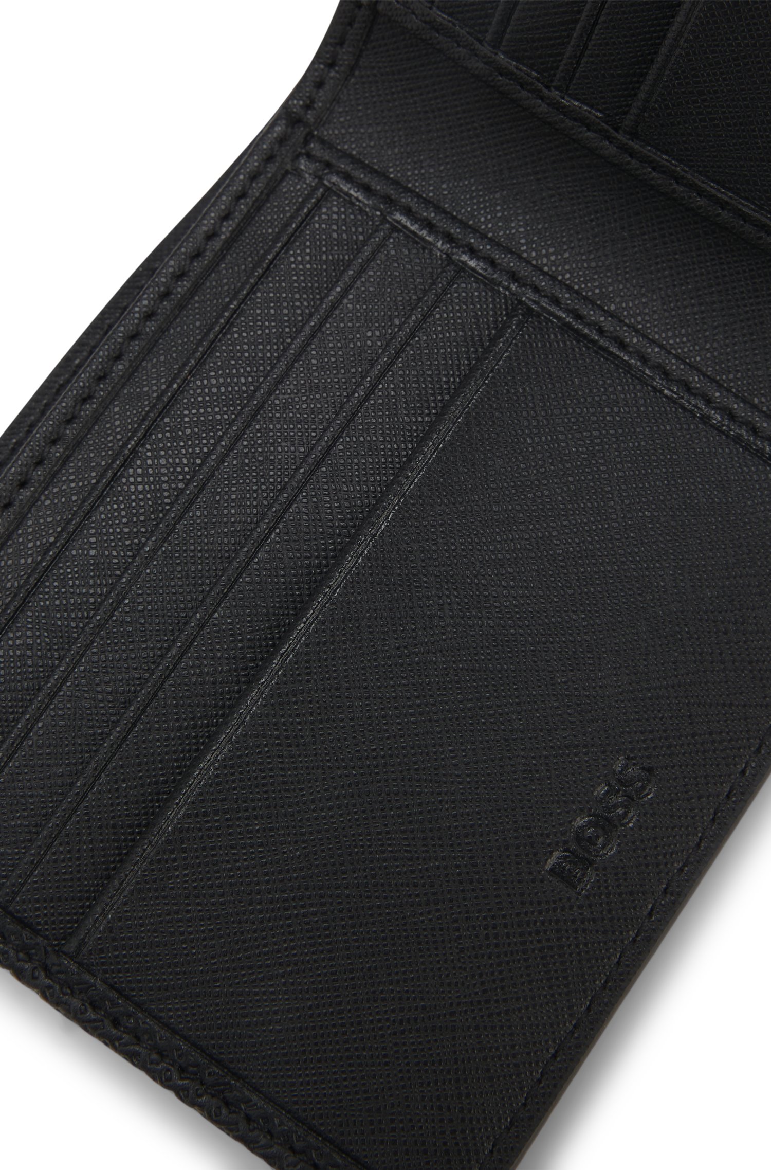 Boss Monogrammed wallet with polished metal logo plånböcker & korthållare herr – bild 2