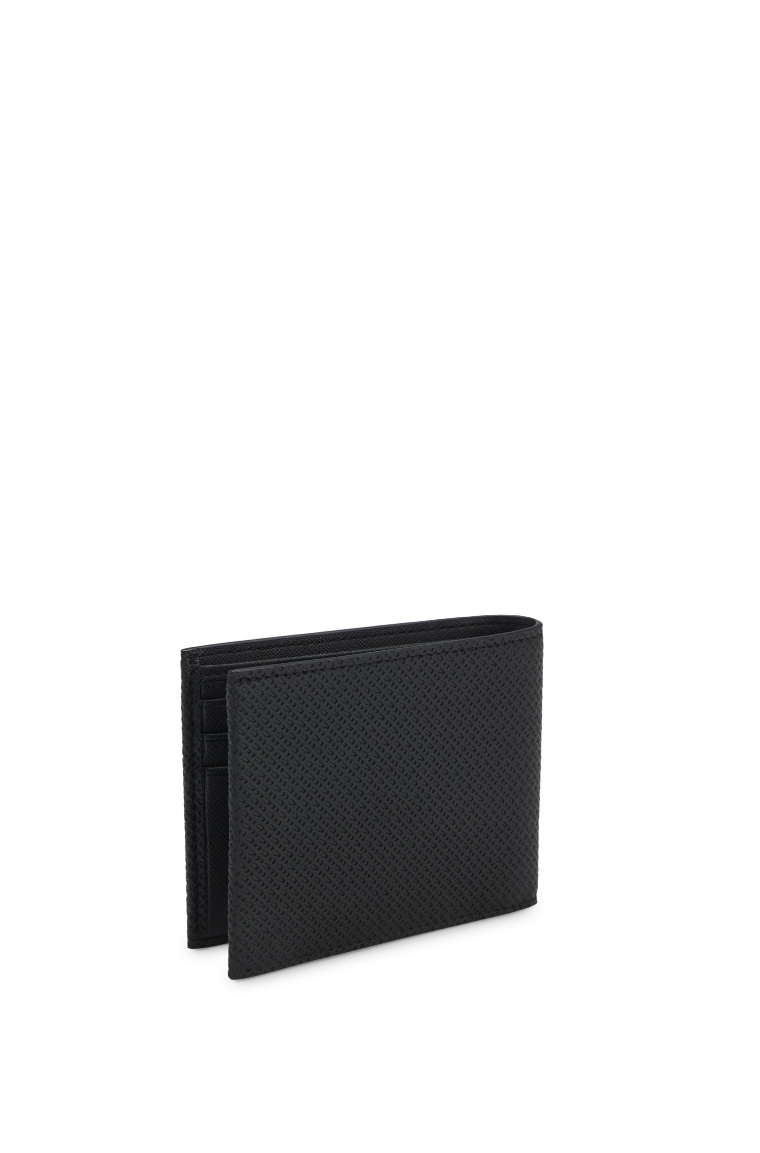 Boss Monogram-embossed folding wallet with metal logo plånböcker & korthållare herr – bild 3