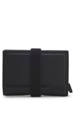 Gift set with cardholder and tracer tag holder, Black