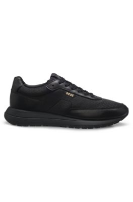 Boss Monogram trainers with leather trims and EVA-rubber sole låga sneakers herr – bild 3
