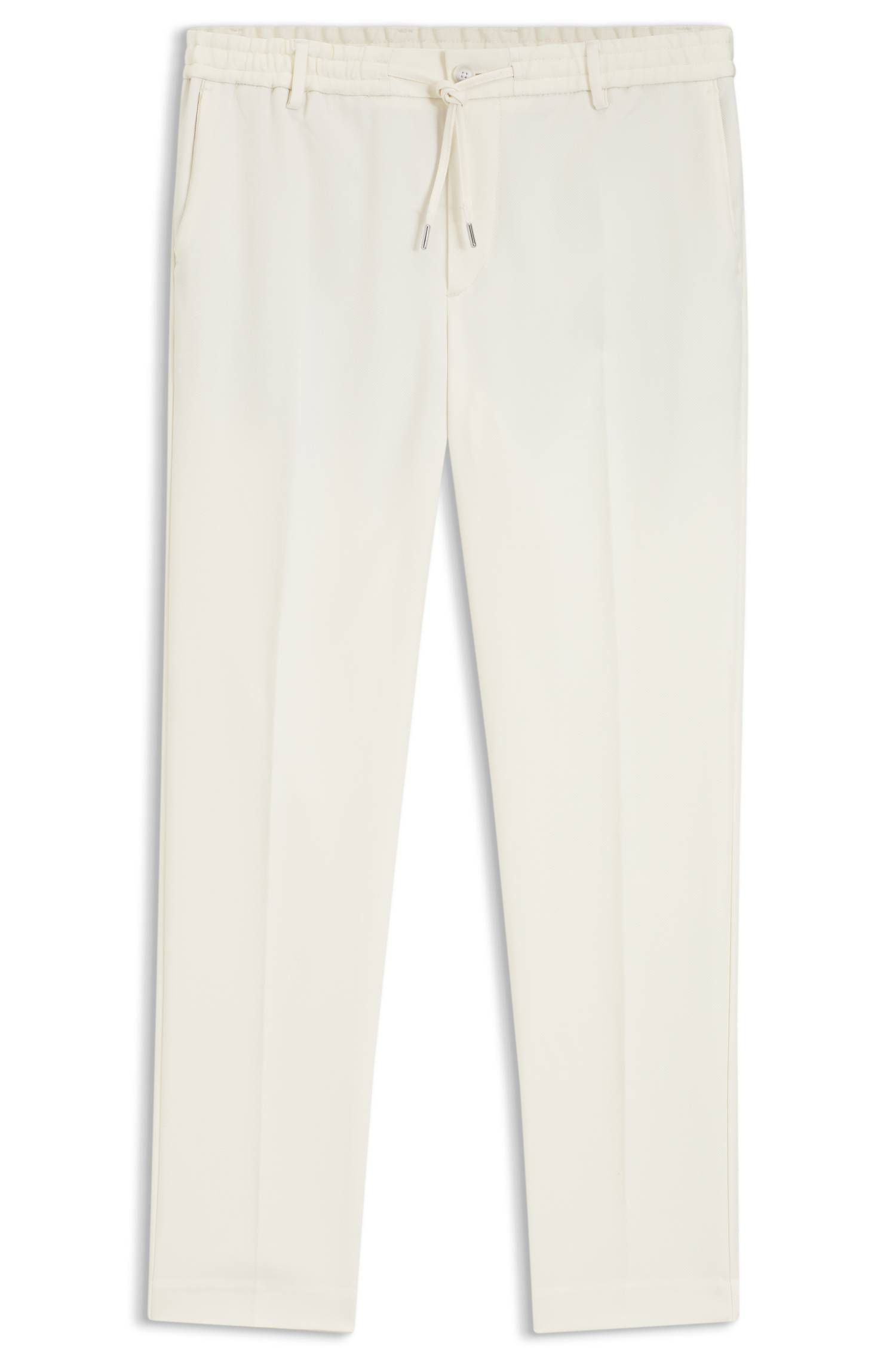 Boss Modern-fit trousers in stretch twill byxor herr – bild 4