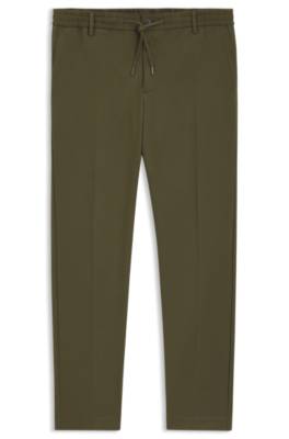 Boss Modern-fit trousers in stretch twill casual byxor herr – bild 4