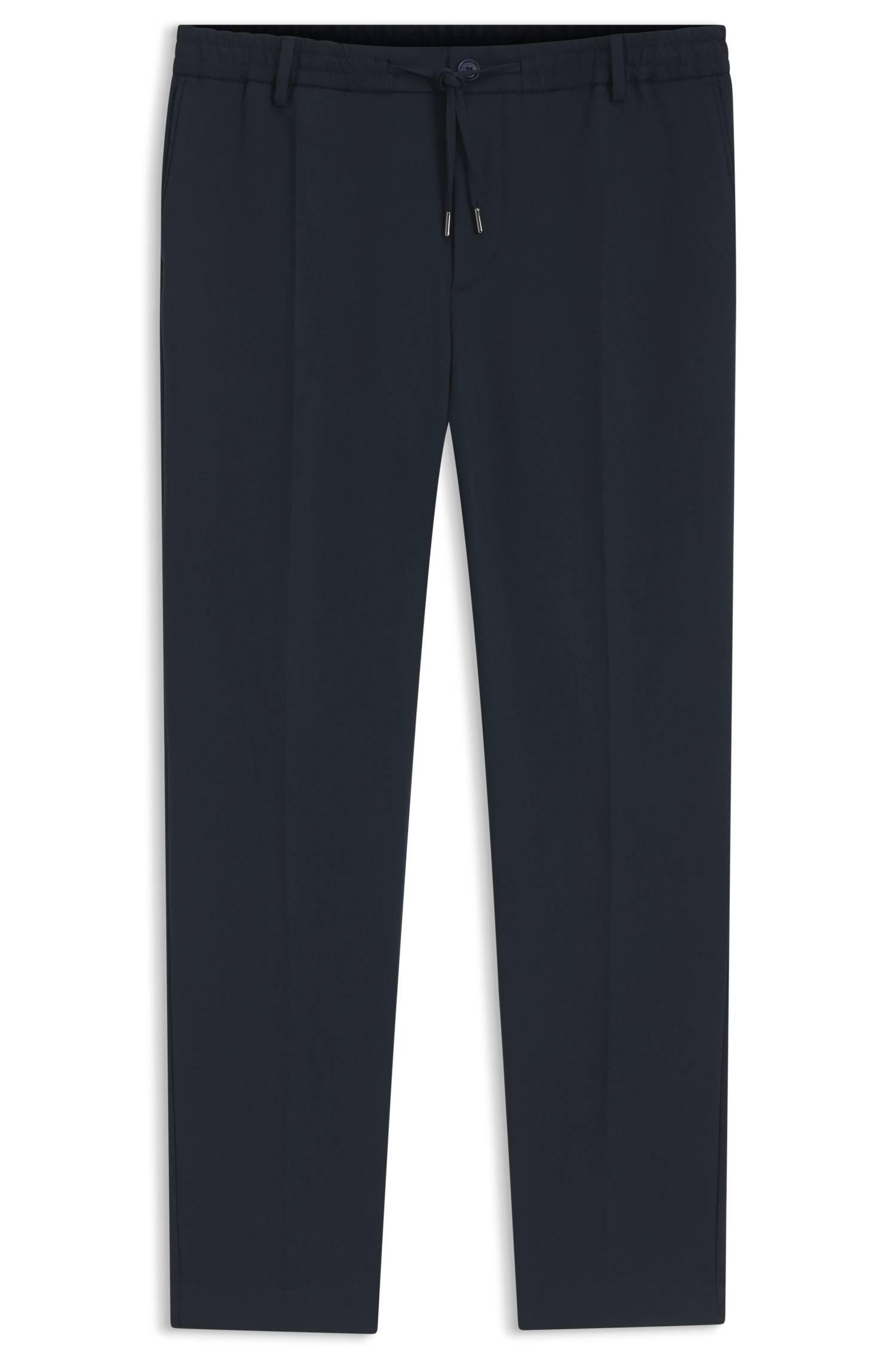 Boss Modern-fit trousers in stretch twill byxor herr – bild 4