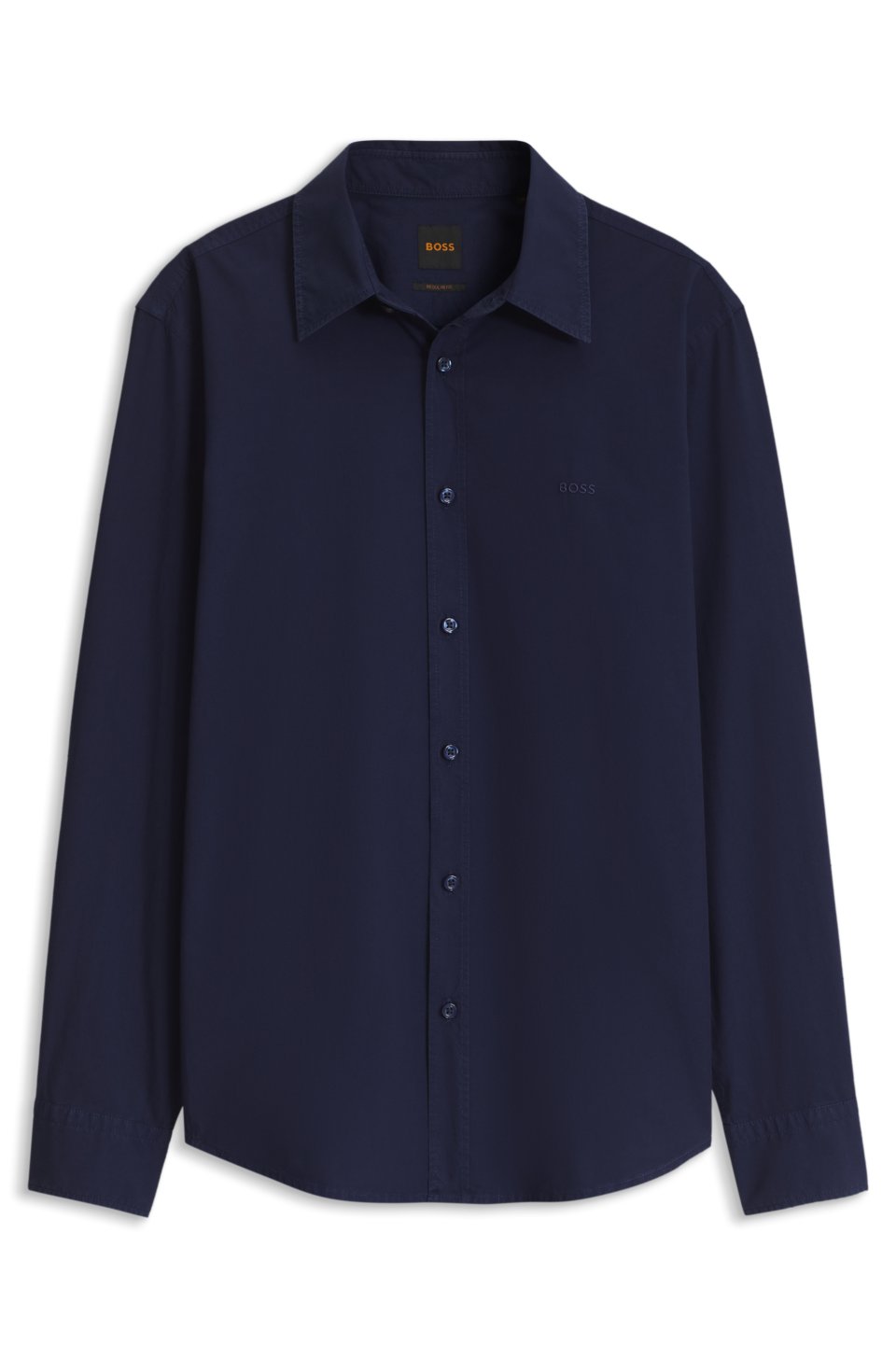 Regular-fit cotton shirt