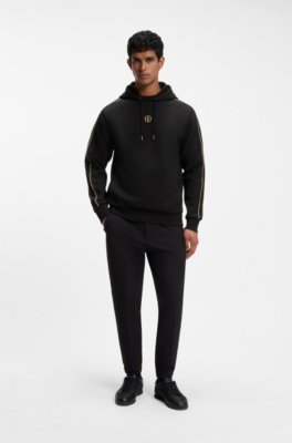 The Open cotton-blend hoodie with rear graphic 3
