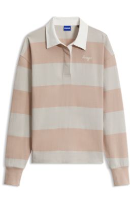Cotton rugby shirt, Patterned