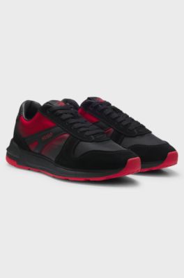 HUGO x RB trainers with bull motif, Black