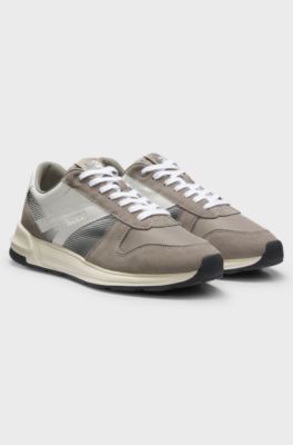 HUGO x RB trainers with bull motif, Light Brown