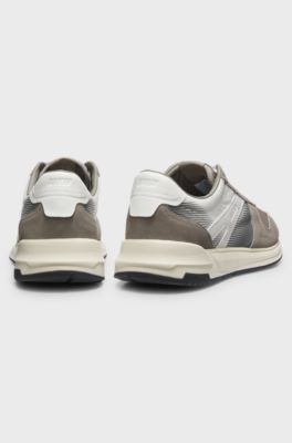 HUGO x RB trainers with bull motif, Light Brown
