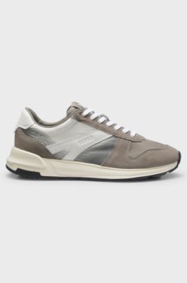 HUGO x RB trainers with bull motif, Light Brown