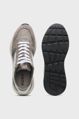 HUGO x RB trainers with bull motif, Light Brown