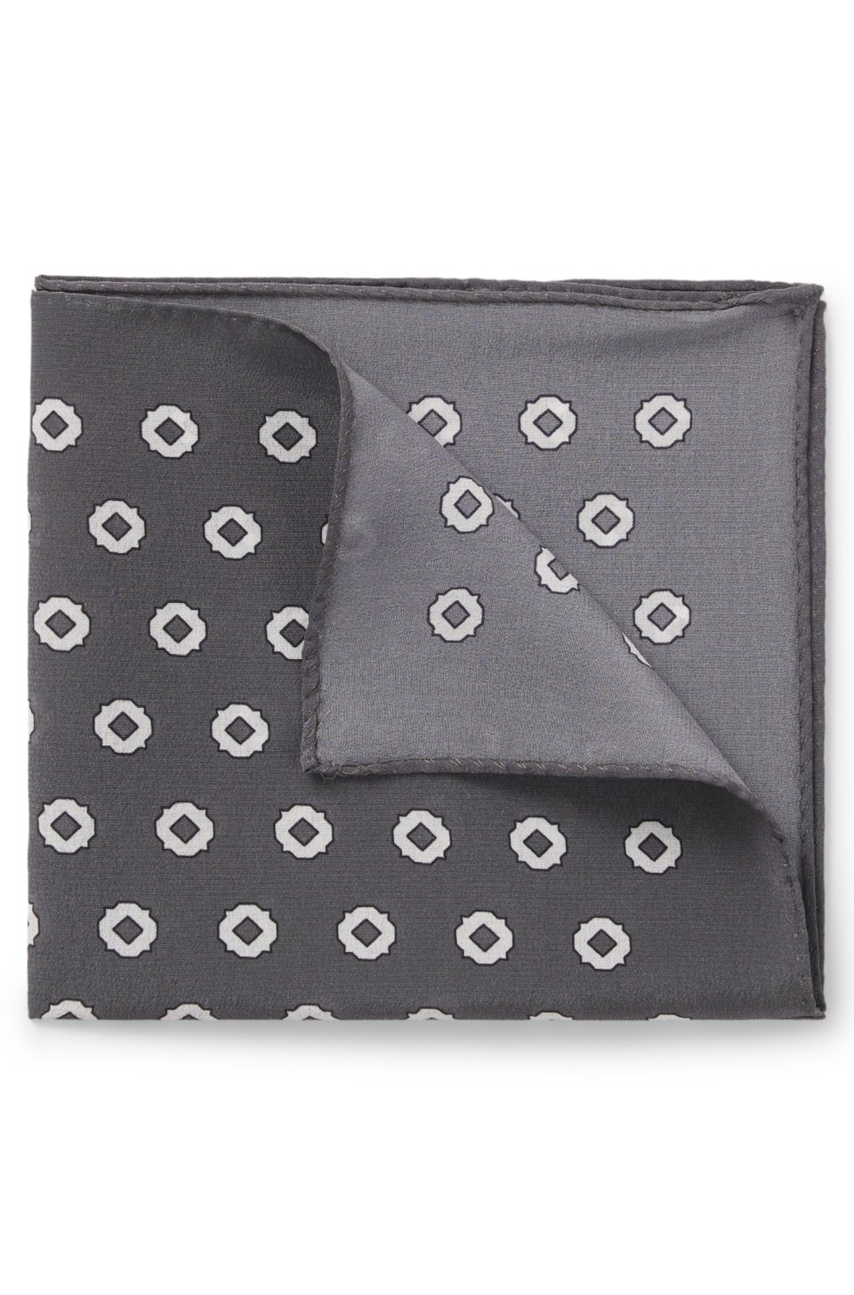 BY BECKHAM silk pocket square with digital print