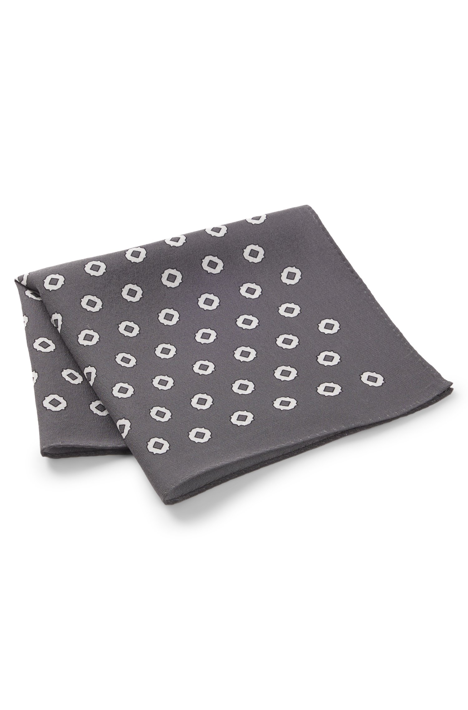 Boss BY BECKHAM silk pocket square with digital print manschettknappar & slipsnålar herr – bild 2
