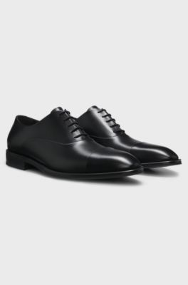 Cap-toe  shoes, Black