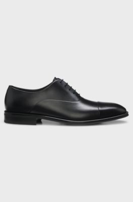 Cap-toe  shoes, Black