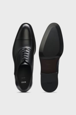 Cap-toe  shoes, Black