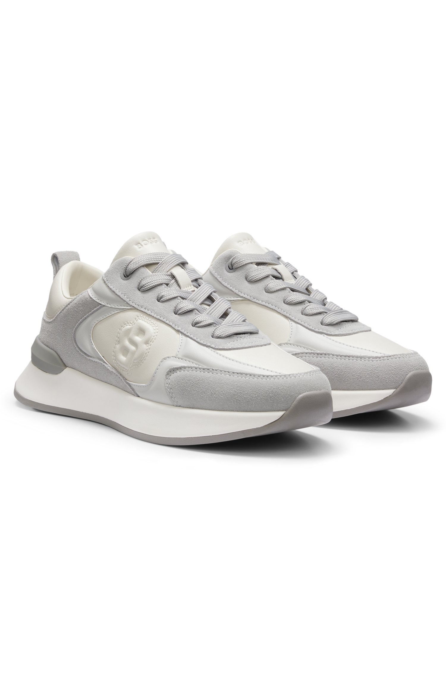 Boss B Icon_Runn_Sdgralt sneakers dam – bild 7