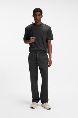 Relaxed-fit trousers , Black