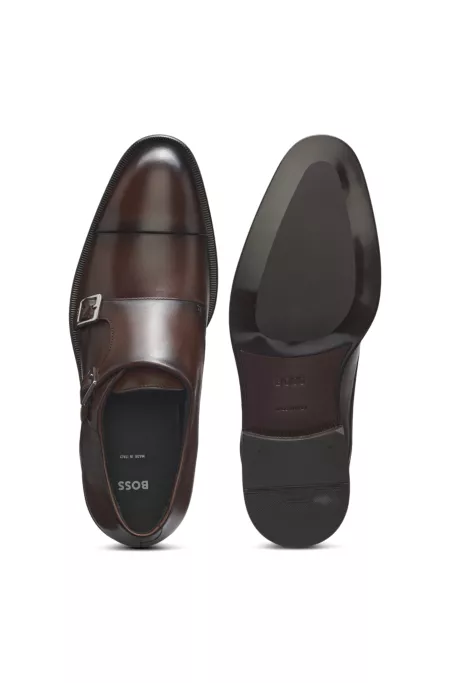 Double-strap monk shoes