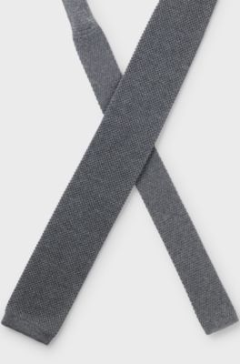 BOSS BY BECKHAM wool tie, Grey