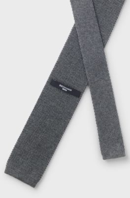 BOSS BY BECKHAM wool tie, Grey