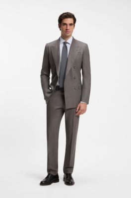 BOSS BY BECKHAM wool tie, Grey