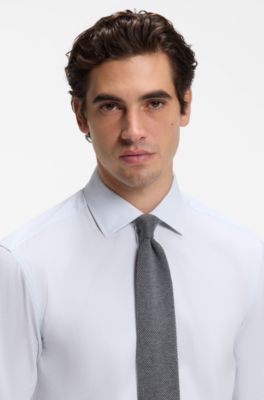 BOSS BY BECKHAM wool tie, Grey