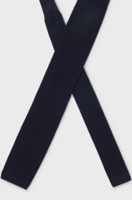 BOSS BY BECKHAM wool tie, Dark Blue