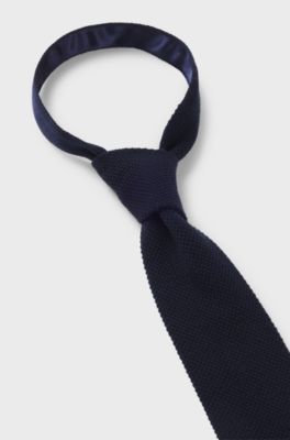 BOSS BY BECKHAM wool tie, Dark Blue