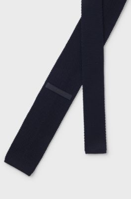 BOSS BY BECKHAM wool tie, Dark Blue