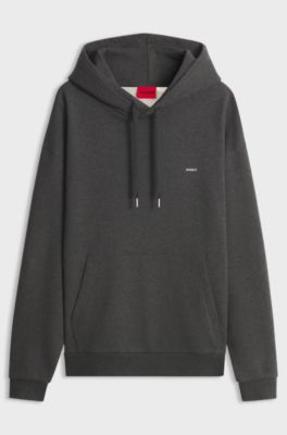 Relaxed-fit hoodie , Dark Grey