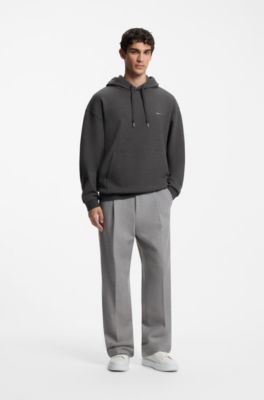 Relaxed-fit hoodie , Dark Grey