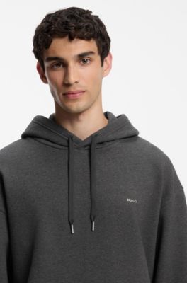 Relaxed-fit hoodie , Dark Grey