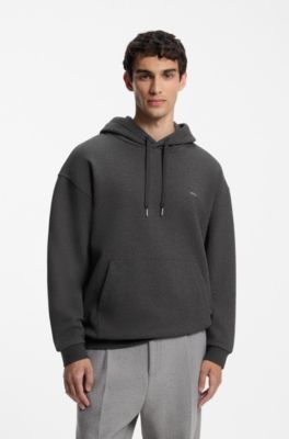Relaxed-fit hoodie , Dark Grey