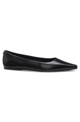 Hugo Leather ballerina pumps with pointed toe dam – bild 3