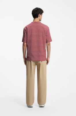 Striped T-shirt, Red / White