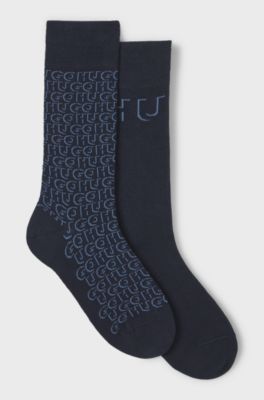 2-pack regular-length socks, Dark Blue