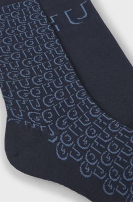 2-pack regular-length socks, Dark Blue