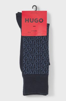 2-pack regular-length socks, Dark Blue