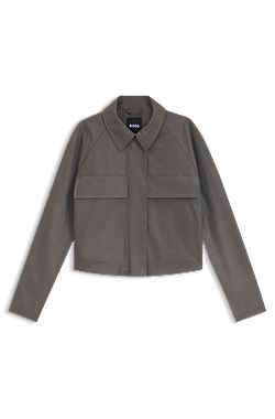 Relaxed-fit jacket in cotton denim