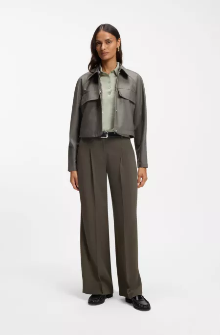 Relaxed-fit jacket in cotton denim