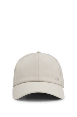 Cap in virgin wool with logo trim 1
