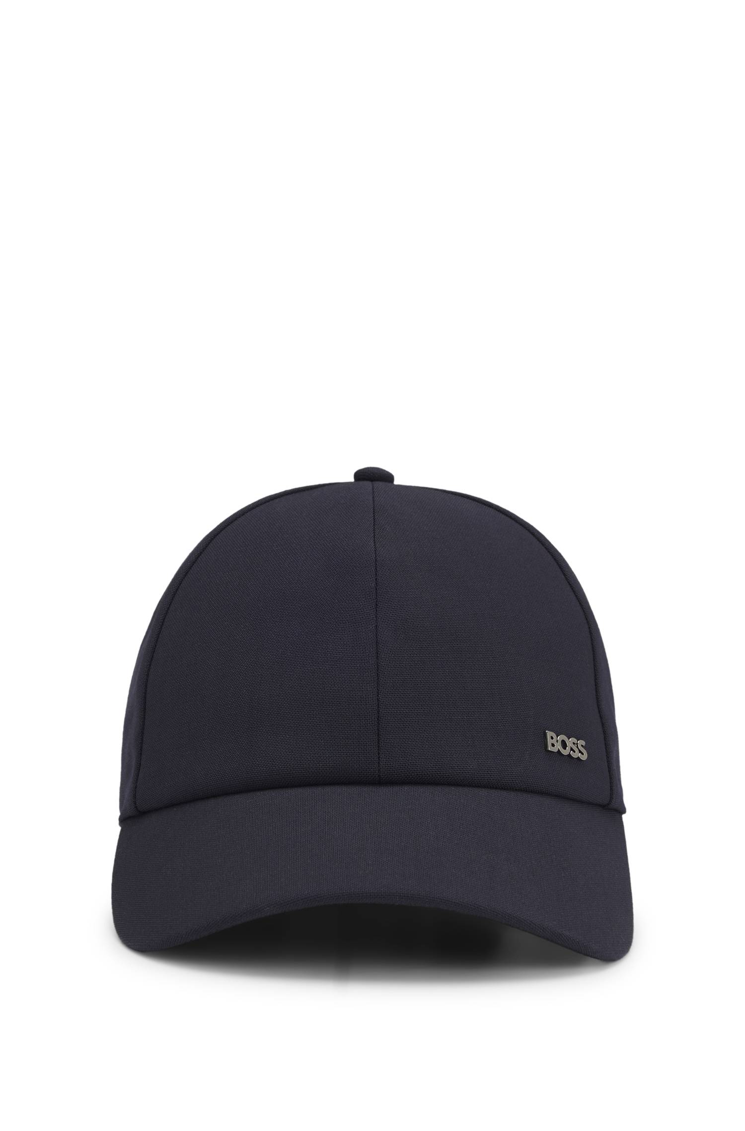 Boss Cap in virgin wool with logo trim kepsar herr – bild 4