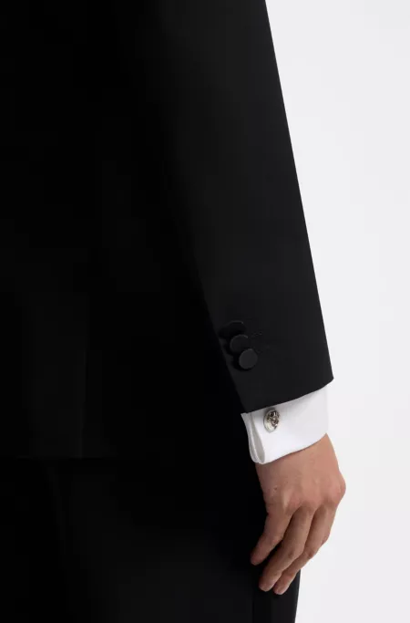 Round cufflinks with logo